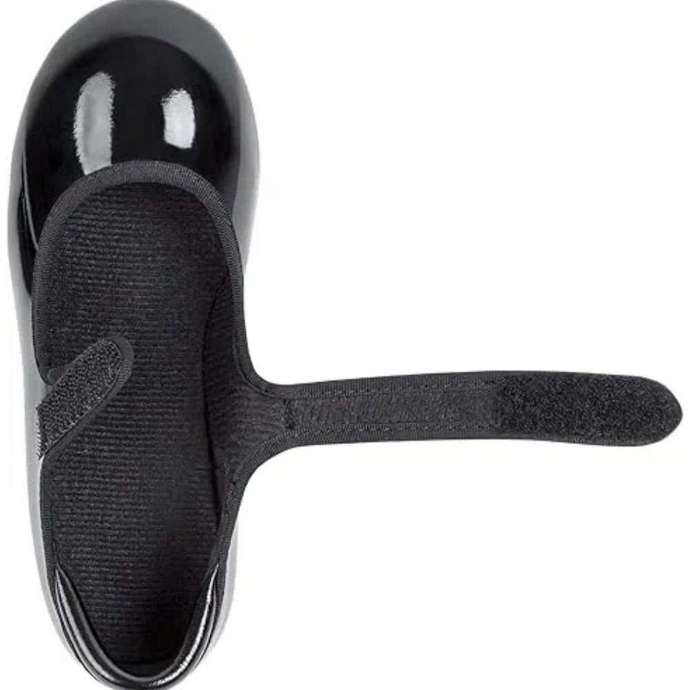 Easy Strap Tap Shoe with Anti-Slip Sole Patch for Girls and Boys Maryjane Dance - Picture 6 of 7